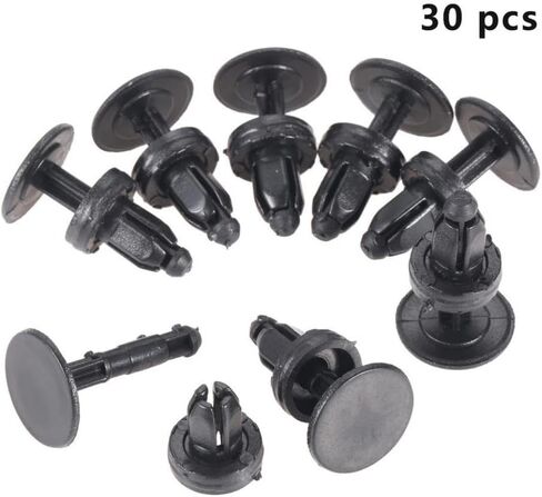 30 Pieces Push Type Retainer Fasteners For Civic Del Sol Compatible With 91508-SR3-000 91508SR3000 Auto Cowl Panel Clips in Saudi Arabia