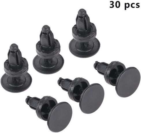 30 Pieces Push Type Retainer Fasteners For Civic Del Sol Compatible With 91508-SR3-000 91508SR3000 Auto Cowl Panel Clips in Saudi Arabia