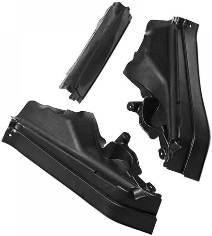 3 Piece Set Car Engine Upper Compartment Partition Panels For X5 X6 E70 Compatible With 51717169420 51717169421 51717169419 Black Plastic in Saudi Arabia