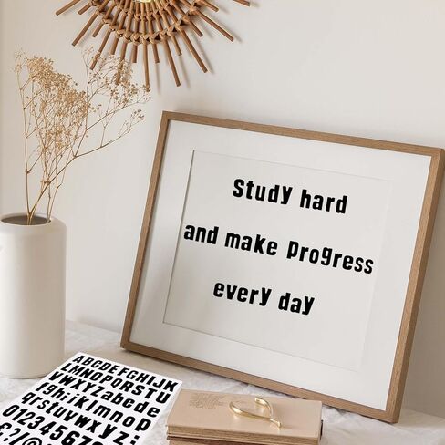 1296 قطعة من 16 ورقة ملصق حروف، أرقام صندوق بريد من الفينيل ذاتية اللصق مقاومة للماء، ملصق أرقام أبجدية للتوقيع، دفتر الملاحظات، ديكور الفصل الدراسي، الباب (1 بوصة أحمر) in Kuwait