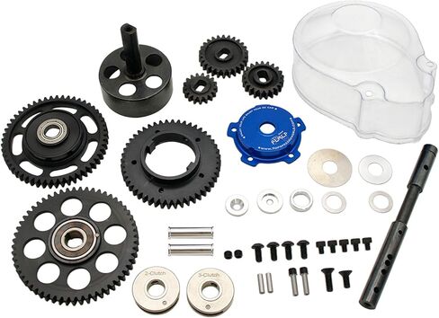 Alloy 3 Speed Transmission Gear Kit for 1/5 HPI RV KM Baja 5B 5T 5SC Buggy Rc Car Parts (Transparent) in Saudi Arabia