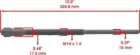 Caltric Primary Drive Clutch Puller Compatible with Arctic Cat M1000 M6 M8 2007-2011 / ProClimb M 1100 800 2012-2013 in Saudi Arabia
