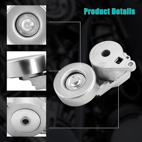 MD373939 Belt Tensioner Assembly with Pulley (2.0L 2.4L L4) For Mitsubishi Eclipse 2006-2012,Galant 2004-2012,Lancer 2003-2006,Outlander 2003-2006 38413 PU178012W16 in Saudi Arabia