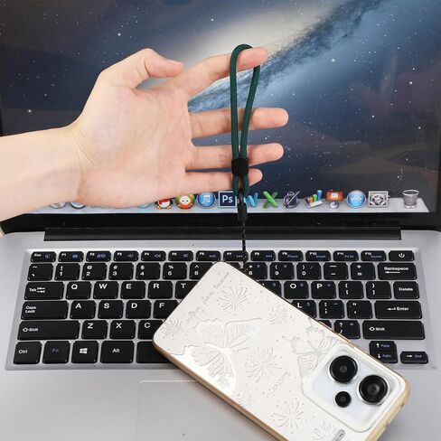6 قطع من حبل الإصبع، حبل USB صغير، أشرطة قصيرة محمولة وأشرطة أصابع ملونة لحافظة الهاتف المحمول ومفاتيح محركات أقراص فلاش الكاميرا in Saudi Arabia