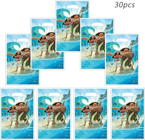 KROCEUS For Moana Party Gift Bags 30PCS, Supplies, and Decorations – Perfect for Cartoon Parties, Ideal for Kids, Great for Family Events & Prizes in Saudi Arabia