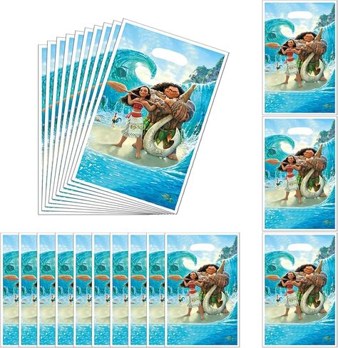 KROCEUS For Moana Party Gift Bags 30PCS, Supplies, and Decorations – Perfect for Cartoon Parties, Ideal for Kids, Great for Family Events & Prizes in Saudi Arabia