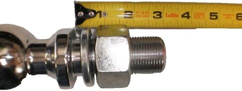 EX70C-C 2-5/16" Trailer Hitch Ball 1.25" Shank Chrome 30K Heavy Duty Forged - for Brophy - Trailer Ball in Saudi Arabia