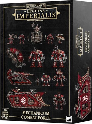 Games Workshop LEGIONS IMPERIALIS: Mechanicum Combat Force – 150 Multi-Part Epic Scale Miniatures, 60-Model Army Kit with Transfer Sheets and Bases in Saudi Arabia