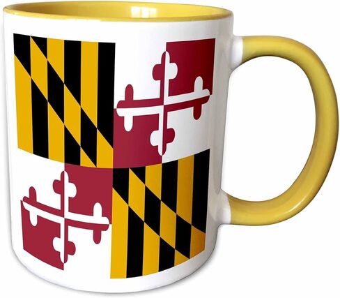 3dRose State Flag of Maryland Mug, 11 oz, Ceramic in Saudi Arabia