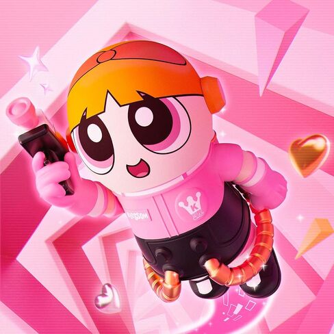 POP MART MEGA Space Molly 400%+100% The Powerpuff Girls-Blossom Collection Figurine, 400%: 11.8 Inch+100%: 2.76 Inch Height, Toys for Modern Home Décor, Collectible Art Toy in Saudi Arabia