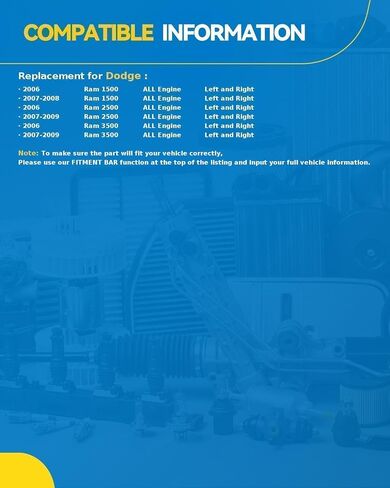 مجموعة المصابيح الأمامية PHILTOP مناسبة لـ 2006 2007 2008 Dodge Ram 1500، 2006-2009 Ram 2500، 2006-2009 Ram 3500، غلاف كروم شفاف عدسة عاكسة كهرمانية، مصابيح أمامية هالوجين (جانب السائق + الراكب) in Kuwait