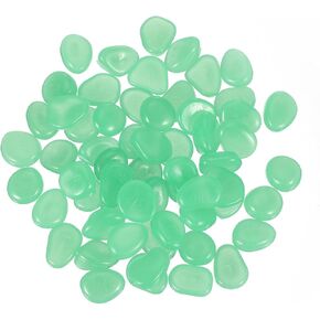 PATIKIL Glowing Stones, 100 Pcs Glow in The Dark Rocks for Indoor Outdoor Fish Tank Decorations Garden Yard Landscaping Gifts for Friends, Pink in Kuwait