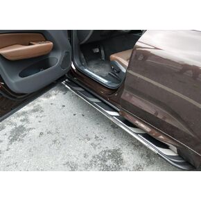 2 Pieces Running Board Fits for Volvo XC60 2018 2019 2020 2021 2022 Aluminium Running Board Side Step Nerf Bar in Saudi Arabia