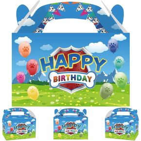 HKAHDID 12Pcs Cartoon Puppy Birthday Decorations, Cartoon Dog Party Favors Gift Boxes for Boys and Girls Party Theme Supplies in Saudi Arabia