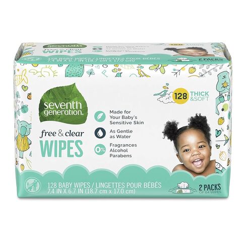 Seventh Generation Free & Clear Travel Baby Wipes 30Ct, 30 CT in Saudi Arabia