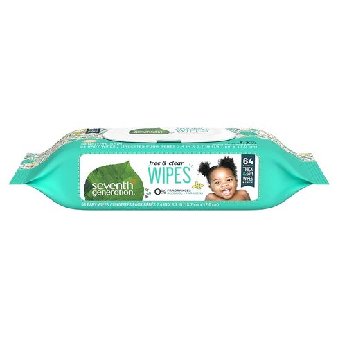 Seventh Generation Free & Clear Travel Baby Wipes 30Ct, 30 CT in Saudi Arabia