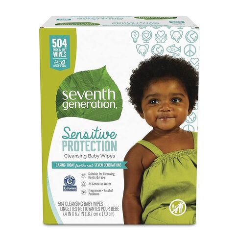 Seventh Generation Free & Clear Travel Baby Wipes 30Ct, 30 CT in Saudi Arabia