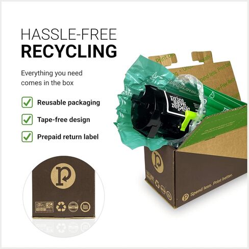 طباعة، حفظ، تكرار. خرطوشة حبر معاد تصنيعها عالية الإنتاجية من Lexmark B341H00 لطابعة الليزر B3340، B3442، MB3442 [3000 صفحة] in Kuwait