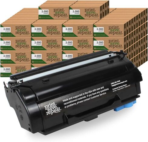 طباعة، حفظ، تكرار. خرطوشة حبر معاد تصنيعها عالية الإنتاجية من Lexmark B341H00 لطابعة الليزر B3340، B3442، MB3442 [3000 صفحة] in Kuwait