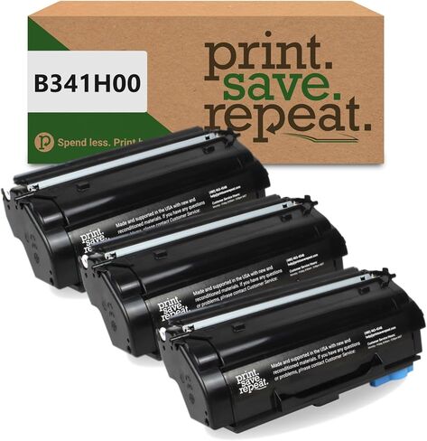طباعة، حفظ، تكرار. خرطوشة حبر معاد تصنيعها عالية الإنتاجية من Lexmark B341H00 لطابعة الليزر B3340، B3442، MB3442 [3000 صفحة] in Kuwait