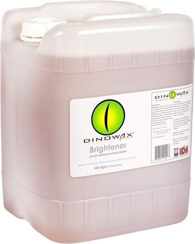 Dinowax Brightener | Concentrated Wheel Cleaner for Aluminum Rims | Professional-Grade (128 Oz) in Saudi Arabia