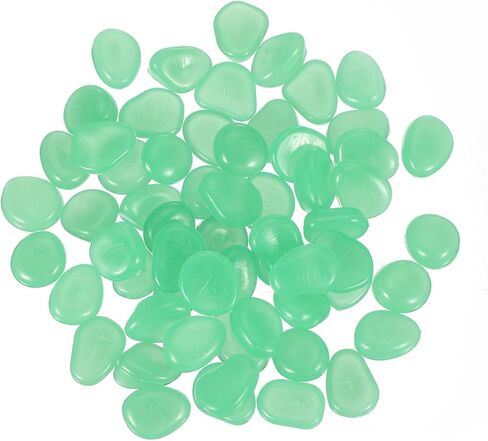 PATIKIL Glowing Stones, 100 Pcs Glow in The Dark Rocks for Indoor Outdoor Fish Tank Decorations Garden Yard Landscaping Gifts for Friends, Pink in Kuwait
