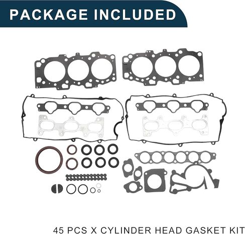 Cylinder Head Gasket Kit for Hyundai Santa Fe 2.7L 2004-2006 Efficiency Seal No.2091037L00 Engine Engine Valve Gasket Set Black 1 Set in Saudi Arabia