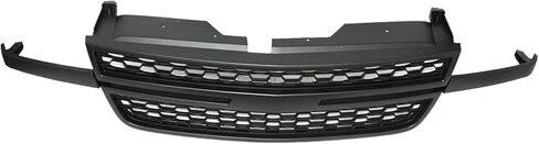 Front Upper Grille Grill Compatible with 2005 2006 2007 Chevy Silverado 1500 2500HD 3500 in Saudi Arabia