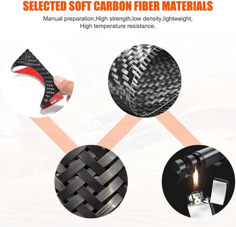 for Hummer EV Accessories Drive Mode Gear Shift Knobs Covers Soft Carbon Fibre Center Console Button Rings Decal for 2024 2025+ Pickup SUV Hummer EV Car Gear Control Knob Cover (Black) in Saudi Arabia