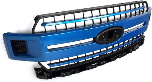 Oxford White Front Upper Grille Bumper Grill Compatible with Ford F150 XLT 2018-20 Replace For JL3Z-8200-EA in Saudi Arabia