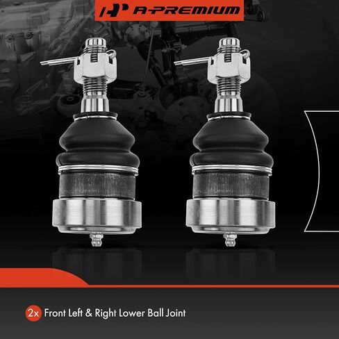 A-Premium 2 × وصلة كروية سفلية أمامية متوافقة مع سيارة Ford Mustang Aerostar Country Squire Crown Victoria Fairmont Granada LTD Crown Victoria Thunderbird Lincoln Town Car Mark VI Mercury Capri Cougar in Saudi Arabia