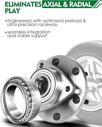Set of 2 Front Wheel Bearing and Hub Assembly with ABS & 6-Lug Fit for:-Nissan 2008-2012 Armada, 2008-2012 Titan for:-Infiniti 2008-2010 Qx56 OE# 515125 40202ZR40B 40202ZR40A H515125 in Saudi Arabia