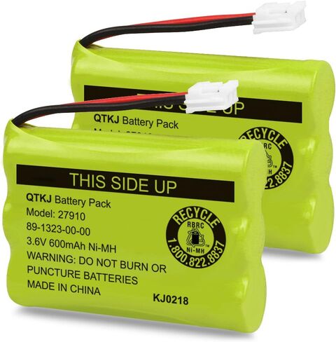 Cordless Phone Battery for Motorola SD-7501 MD7161 AT&T 27910 89-1323-00-00 E1112 E2801 TL72108 Vtech I6725 RadioShack 23-959 (2-Pack) in Saudi Arabia