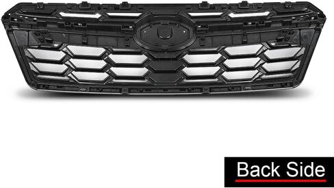 مجموعة الشبكة العلوية الأمامية، تناسب Subaru Crosstrek 2018 2019 2020، أسود لامع، 91123FL180، 91123FL140 in Saudi Arabia