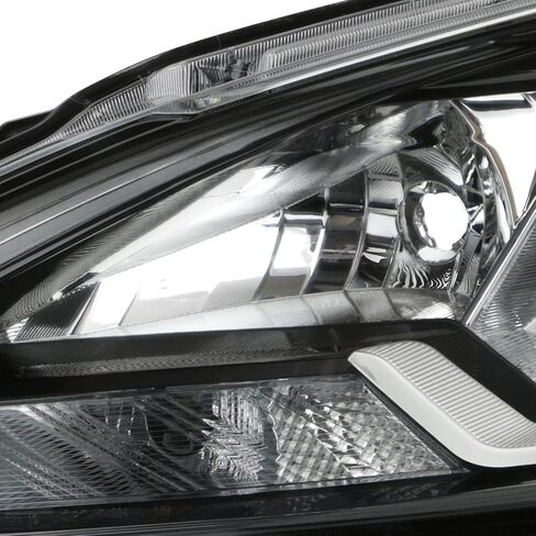AKKON - Fits 2016 2017 2018 2019 Sentra [Halogen Type] Headlights w/Chrome bezel Pair Headlamps Driver Left + Passenger Right in Saudi Arabia