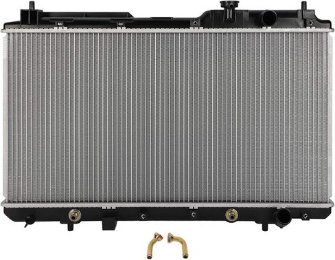مشعاع تبريد المحرك OCPTY 2051 متوافق مع 1997-2001 لسيارة Honda CR-V 2L استبدال # 2051، CU2051، 376061،221-3209،19010P3F014، 19010P3F901، 19010P3F902 مجموعة المبرد الأساسية من الألومنيوم للسيارات in Kuwait