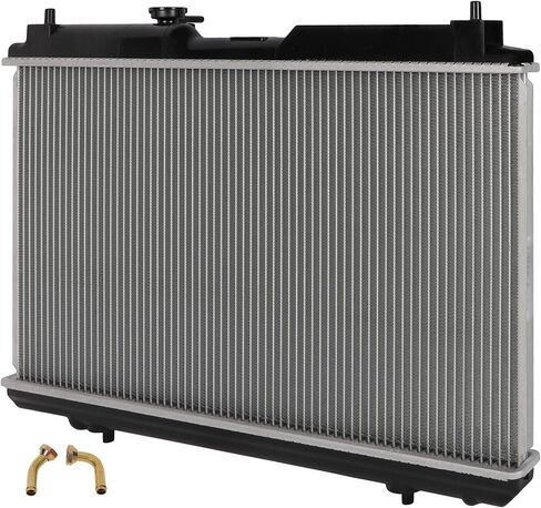 مشعاع تبريد المحرك OCPTY 2051 متوافق مع 1997-2001 لسيارة Honda CR-V 2L استبدال # 2051، CU2051، 376061،221-3209،19010P3F014، 19010P3F901، 19010P3F902 مجموعة المبرد الأساسية من الألومنيوم للسيارات in Kuwait