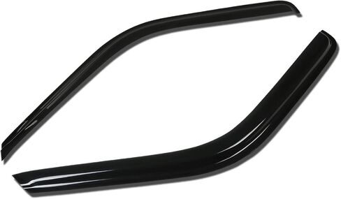 DNA MOTORING Set of 2 Tape-On Window Rain Guards Compatible with 1988-1999 Chevrolet/GMC C2500/C3500/K1500/K2500/K3500, Window Visors Vent Guard Shade Deflector Crew Cab, WVS-006 in Saudi Arabia
