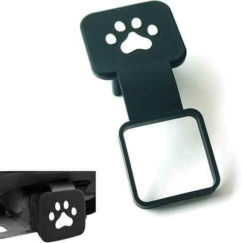 غطاء وصلة مقطورة بطول 5.08 سم، قابس مطاطي لمخلب الكلب، يحمي جهاز استقبال الفم المربع، سهل التركيب يناسب معظم المركبات SUV RV Pickup ATV (تصميم نوع الإبزيم) in Kuwait