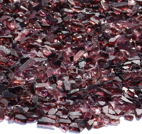 Crushed Glass for Resin Art, DIY Crafts, and Home Decor - 2.1LB Green Broken Glass Pieces 3-6mm, for Vase Fillers, Tabletop Fire Pit, and Aquarium Rocks in Saudi Arabia