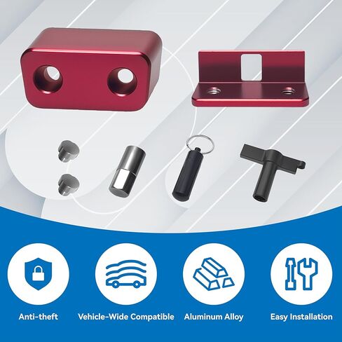 قفل obd2 مضاد للسرقة، جهاز أمان قفل منفذ obd من الألومنيوم مع مفتاح، مانع obd2 عالمي للسيارات والشاحنات والمركبات للحماية ضد السرقة in Kuwait