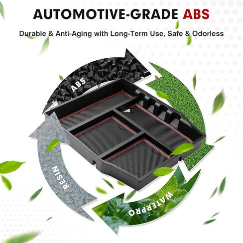 Autorder Center Console Dash Organizer for 2020 2021 2022 2023 2024 2025 Ford Escape Accessories 8-inch Dashboard Insert Tray with Cellphone Holder Storage Box with Anti-Slip Mat(Not fit 13.2-Screen) in Kuwait