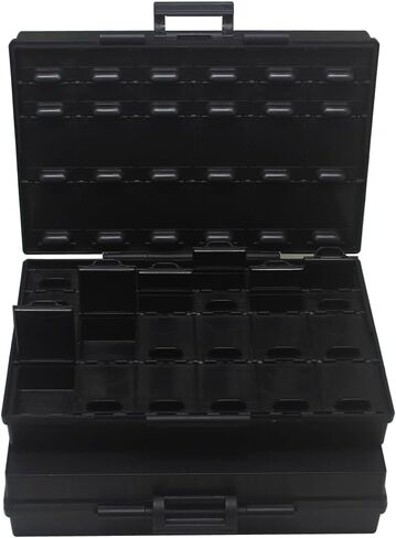 BOXALL48 48 ESD Safe anti-statics bins Enclosure for Surface Mount Components IC chips diode transistor Tweezers in Saudi Arabia