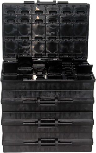 BOXALL48 48 ESD Safe anti-statics bins Enclosure for Surface Mount Components IC chips diode transistor Tweezers in Saudi Arabia