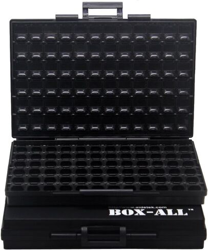 BOXALL48 48 ESD Safe anti-statics bins Enclosure for Surface Mount Components IC chips diode transistor Tweezers in Saudi Arabia