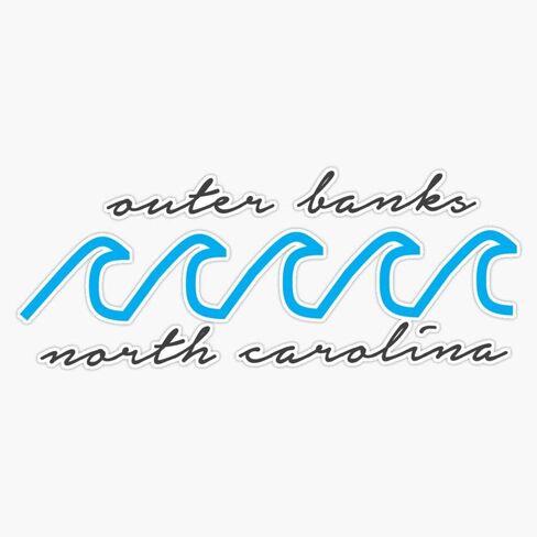 Magnet OBX 2.0 Viny Magnetic Bumper Sticker 5" in Kuwait