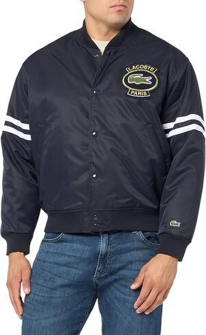 Lacoste Boys' Bomber Jacket W/Croc Badge in Saudi Arabia