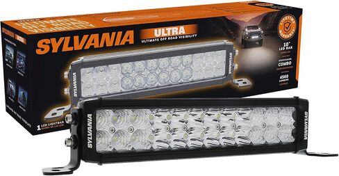 Sylvania - Ultra 10 Inch LED Light Bar - Lifetime Limited Warranty - Combo Beam Light 4650 Raw Lumens, Off Road Driving Work Light, Truck, Car, Boat, ATV, UTV, SUV, 4x4 (1 PC) in Saudi Arabia