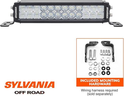 Sylvania - Ultra 10 Inch LED Light Bar - Lifetime Limited Warranty - Combo Beam Light 4650 Raw Lumens, Off Road Driving Work Light, Truck, Car, Boat, ATV, UTV, SUV, 4x4 (1 PC) in Saudi Arabia