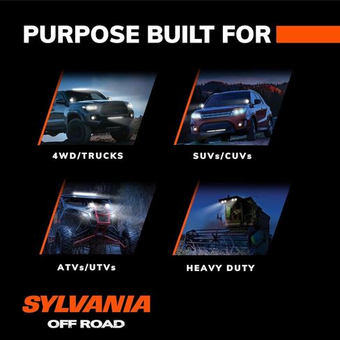Sylvania - Ultra 10 Inch LED Light Bar - Lifetime Limited Warranty - Combo Beam Light 4650 Raw Lumens, Off Road Driving Work Light, Truck, Car, Boat, ATV, UTV, SUV, 4x4 (1 PC) in Saudi Arabia